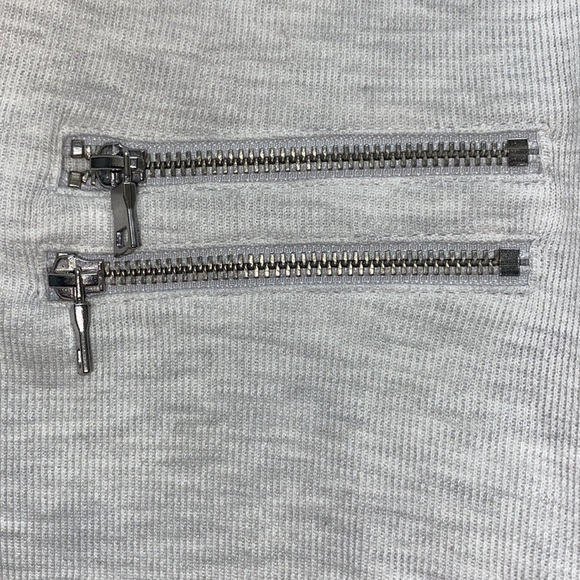 INC international concepts grey black zip up sweatshirt light jacket size medium - Picture 6 of 9